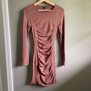 Express Bodycon Ruched Dress